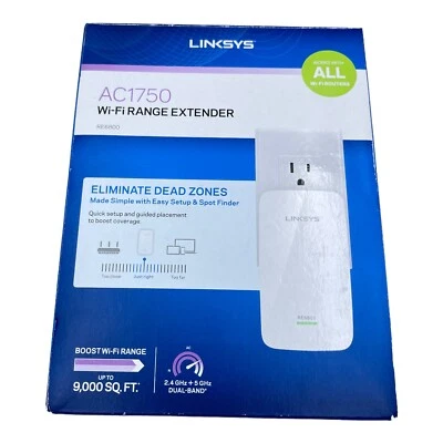 LINKSYS RE6800 AC1750 Wi-Fi Range Extender - Image 1 of 4