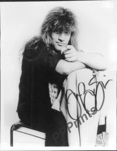 JOHN BON JOVI FIRMADA AUTOGRAFIADA 10X8 REPRODUCCIÓN FIRMADA IMPRESIÓN FOTOGRÁFICA - Imagen 1 de 1