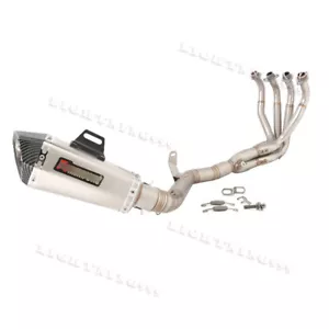 Silenciador de escape completo tubo medio delantero para Kawasaki Z900 A2 35KW 70KW 2018-2024 - Imagen 1 de 11
