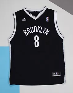 YOUTH Brooklyn Nets Deron Williams #8 Replica NBA Jersey Adidas Black (size L) - Picture 1 of 8