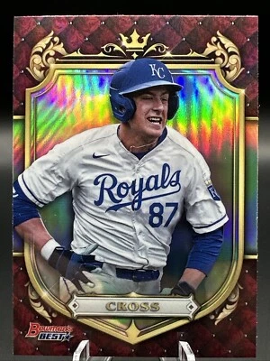 Gavin Cross #PR-7 Prospective Royalty Refractor 2022 Bowmans Best Royals RC - Image 1 of 2