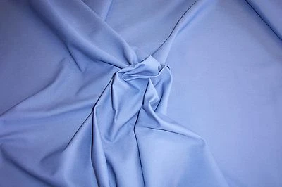 NUEVO, tela de sarga P/C azul lunar, tela, el material está hecho en EE. UU., 65" de ancho Foto 1 de 4