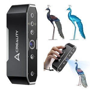 CR-Scan Otter 3D Scanner 20fps w/ 4-Lens Stereo Vision 10-2000mm for Black/Metal - Picture 1 of 9