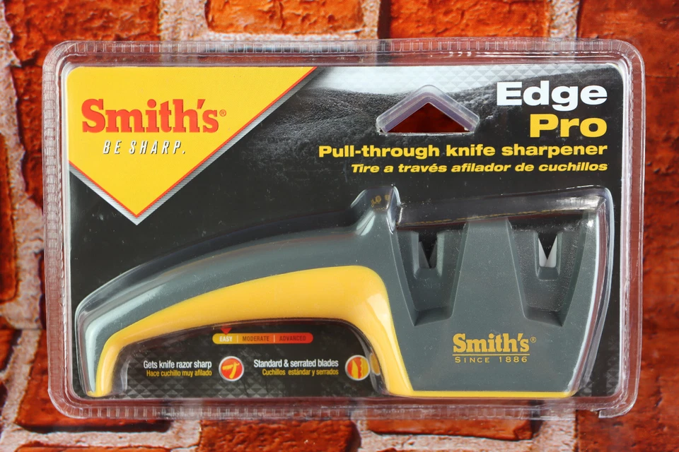 Smith's 50090 Edge Pro Pull-Thru Knife Sharpener Ceramic Stones Foto 1 de 3