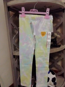 Girls Size 4/5 Cat And Jack Colorful Tie Dye Leggings Tough Cotton For Extra... - Picture 1 of 4