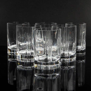ARNOLFO DI CAMBIO cristal vaso SIRIO whisky/agua grande JUEGO DE 6 CINI BOERI - Imagen 1 de 7