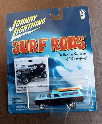 Johnny Lightning Coast Busters Azul 1960 Ford Falcon Ranchero Surf Rods Serie Foto 1 de 4