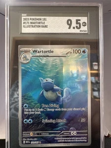 Pokémon Warturtle 171/165 Escarlata y Violeta Ilustración Raro SGC 9.5 - Imagen 1 de 4