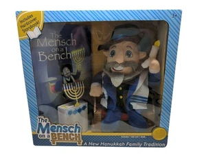 The Mensch on a Bench Hanukkah Plush Doll & Storybook NEW New In Box - Picture 1 of 14