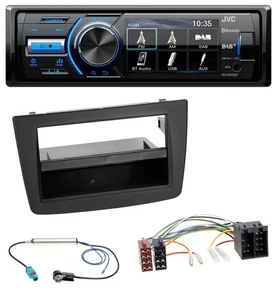 JVC Bluetooth MP3 USB DAB Autoradio für Alfa Romeo Mito 955 08-14 ISO schwarz - Bild 1 von 10