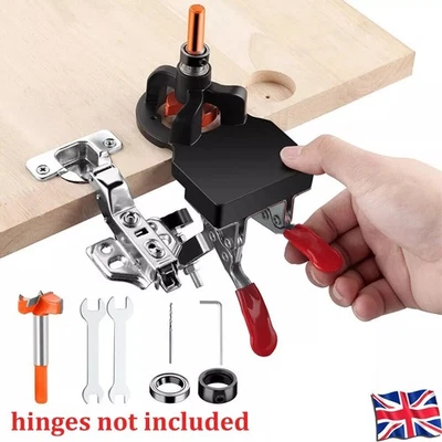 35mm Concealed Hinge Drilling Jig Cabinet Hardware Jig Hole Opener Template Jig