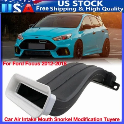 Boca de admisión de aire para automóvil modificación de snorkel Tuyere ABS para Ford Focus 2012-2018 EE. UU. Foto 1 de 4