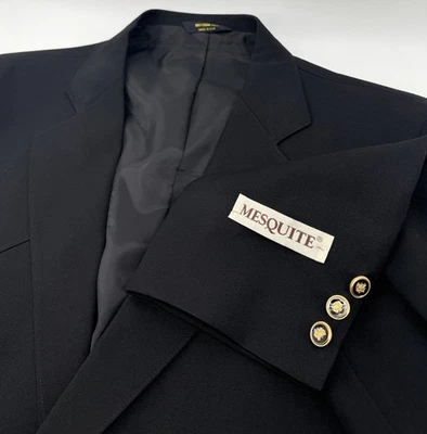 Jaqueta Western Blazer Texas Mesquite Niver Casaco Esportivo Masculino 48L Novo sem etiquetas - Imagem 1 de 4