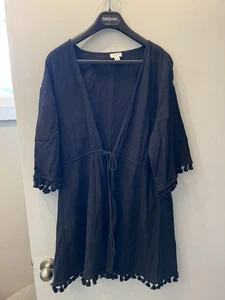 TRENDY! J.Crew SMALL schwarzes Kleid zum Binden - Bild 1 von 3