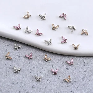 Art Jewelry Crystal Nail Charms Butterfly Nail Rhinestones Nail Art Decoration - Picture 1 of 13