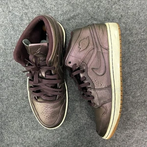 Nike Air Jordan 1 Retro Mid Nouveau Borgoña Profunda 629151-605 - Para hombres Talla 10.5 - Imagen 1 de 24