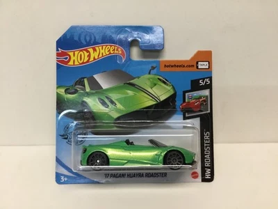 2020 HOT WHEELS ‘17 PAGANI HUAYRA ROADSTER - 241/250 HW ROADSTERS 5/5 SHORT CARD - Изображение 1 из 4