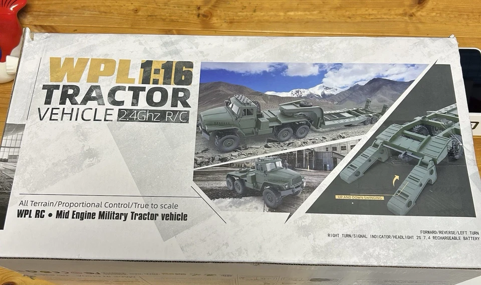 Vehículo tractor militar Wpl 1:16 24 Ghz R/C Foto 1 de 1