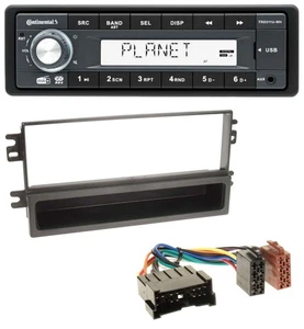 Continental MP3 AUX USB DAB 1DIN Autoradio für Kia Carnival 01-06 Carens ab 03 - Bild 1 von 9