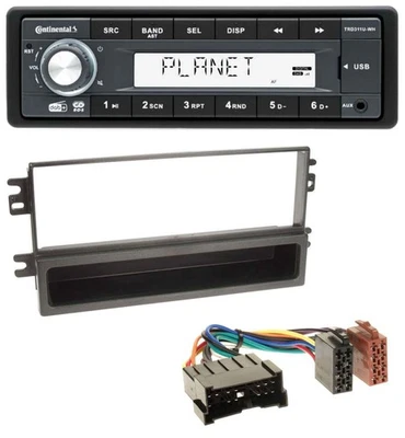 Continental MP3 AUX USB DAB 1DIN Autoradio für Kia Carnival 01-06 Carens ab 03 - Bild 1 von 4