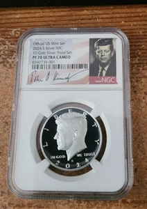 2024 s .999 silver Kennedy half dollar NGC PF 70 Ultra Cameo - Picture 1 of 2