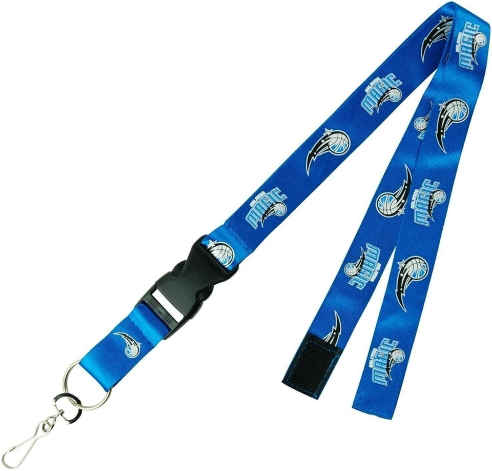 Orlando Magic Lanyard Keychain Double Sided Breakaway Safety Design Adult 18... - Image 1 of 1