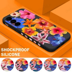 Funda de teléfono para Samsung A56 A16 A15 A17 S25 Ultra S24 S23 S22 cubierta flor suave - Imagen 1 de 18