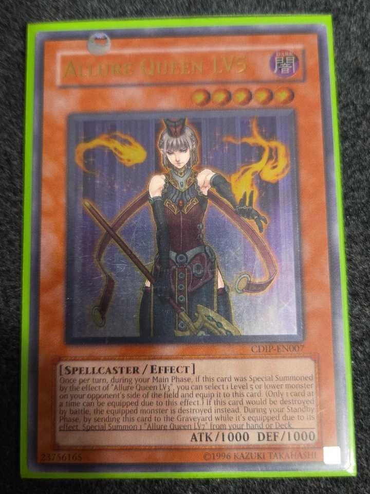 Yugioh Allure Queen LV5 CDIP-EN007 Ultimate Rare Unl Ed VLP - Image 1 of 1