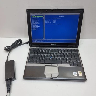 Dell Latitude D420, DualCore, 512mb, NO HDD, Charger, Old, Vintage - Image 1 of 4