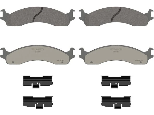 Juego de pastillas de freno delanteras para Ford E350 Super Duty 1999-2007 2000 2001 2002 NZ637XB Foto 1 de 1