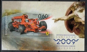 BULGARIA 2008 Auto da corsa (Ferrari) BF MNH** - Imagen 1 de 1