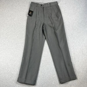Neu Vintage Chaps Ralph Lauren Hose Trousers Herren 31x30 grau Plissee vorne - Bild 1 von 16