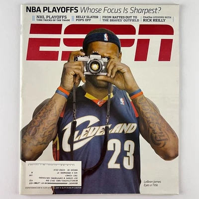 LeBron James ESPN Magazine - Cleveland Cavaliers Cover - NBA Playoffs May 2009 - Image 1 of 4