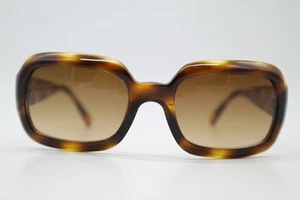 Vintage Sonnenbrille Versace 4077 Braun Silber Eckig sunglasses Brille - Picture 1 of 6