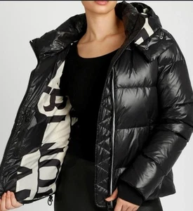 Nuevo abrigo acolchado Breckenridge negro Blanc Noir - talla pequeña - nuevo con etiquetas - Imagen 1 de 4
