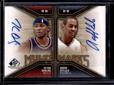 2009-10 SP игры б/у Arron Afflalo Keyon Dooling мульти знаки двойной авто #MD-DA - Изображение 1 из 2