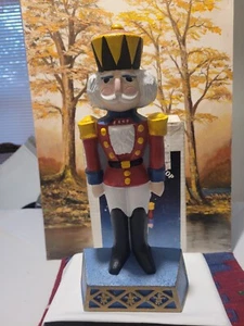 Cascanueces de Navidad de hierro fundido Kurt Adler 1988 tope de puerta  - Imagen 1 de 12