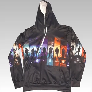 Felpa con cappuccio pullover donna Stranger Things soggetti test piccola nera multi casual - Foto 1 di 8