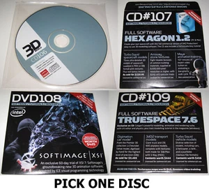 Choose One 3D World Disc 106 107 108 109 Professional Animation Software Made EU - Bild 1 von 12