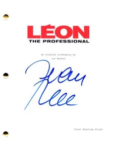 Jean Reno Signed Autograph Leon The Professional Full Movie Script Screenplay - Picture 1 of 2