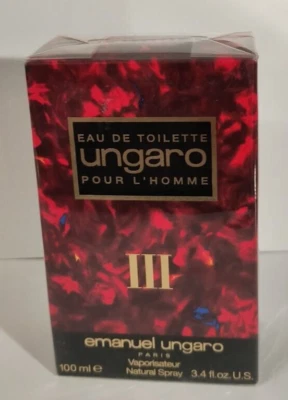 Ungaro III Pour L'homme EDT Spray 3.4 oz / 100 ml  Spray Sealed NIB - Image 1 of 2