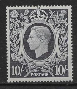 GB SG478 1939 10/= DARK BLUE MNH - Picture 1 of 1