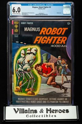 Magnus, Robot Fighter #9 ~ CGC 6.0 ~ George Wilson painted cvr ~ Gold Key (1965) - Image 1 of 2