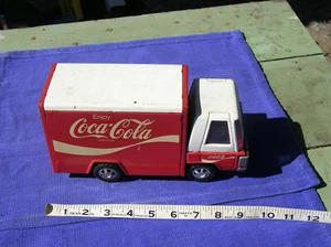 Vintage Buddy L Japan Coca Cola Pressed Steel Delivery Truck  9" - Picture 1 of 12