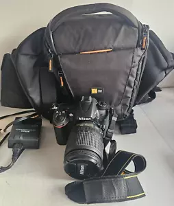 Nikon D7000 16.2 MP Digital SLR Camera Body w/ 150mm Lens, Charger and Bag Used - Picture 1 of 20