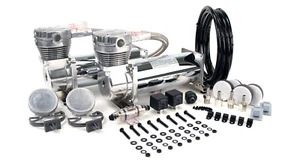 VIAIR Dual 480C Chrome Truck Mount Air Compressors Kit for Train Horns - 200 PSI - Foto 1 di 5