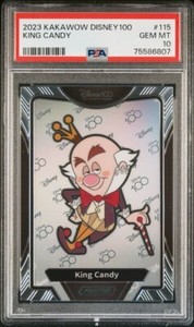 KING CANDY🔥PSA 10🔥2023 Kakawow Disney 100 PHANTOM MICKEY AND  WRECK IT RALPH