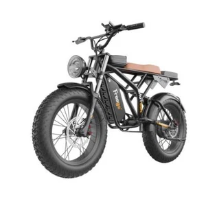 1400W Fat Tires Off Road Electric Bike 7 Speed Gears Electric Mountain Bike USA - Picture 1 of 9