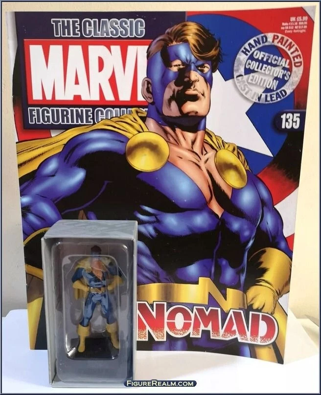Figura clásica de Marvel Eaglemoss 1:16 con libro: Nomad #135 Foto 1 de 1