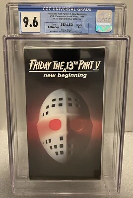 1994 Friday The 13th PART V:  A New Beginning VHS Sealed A+ CGC 9.6 IGS VGA - Image 1 of 2